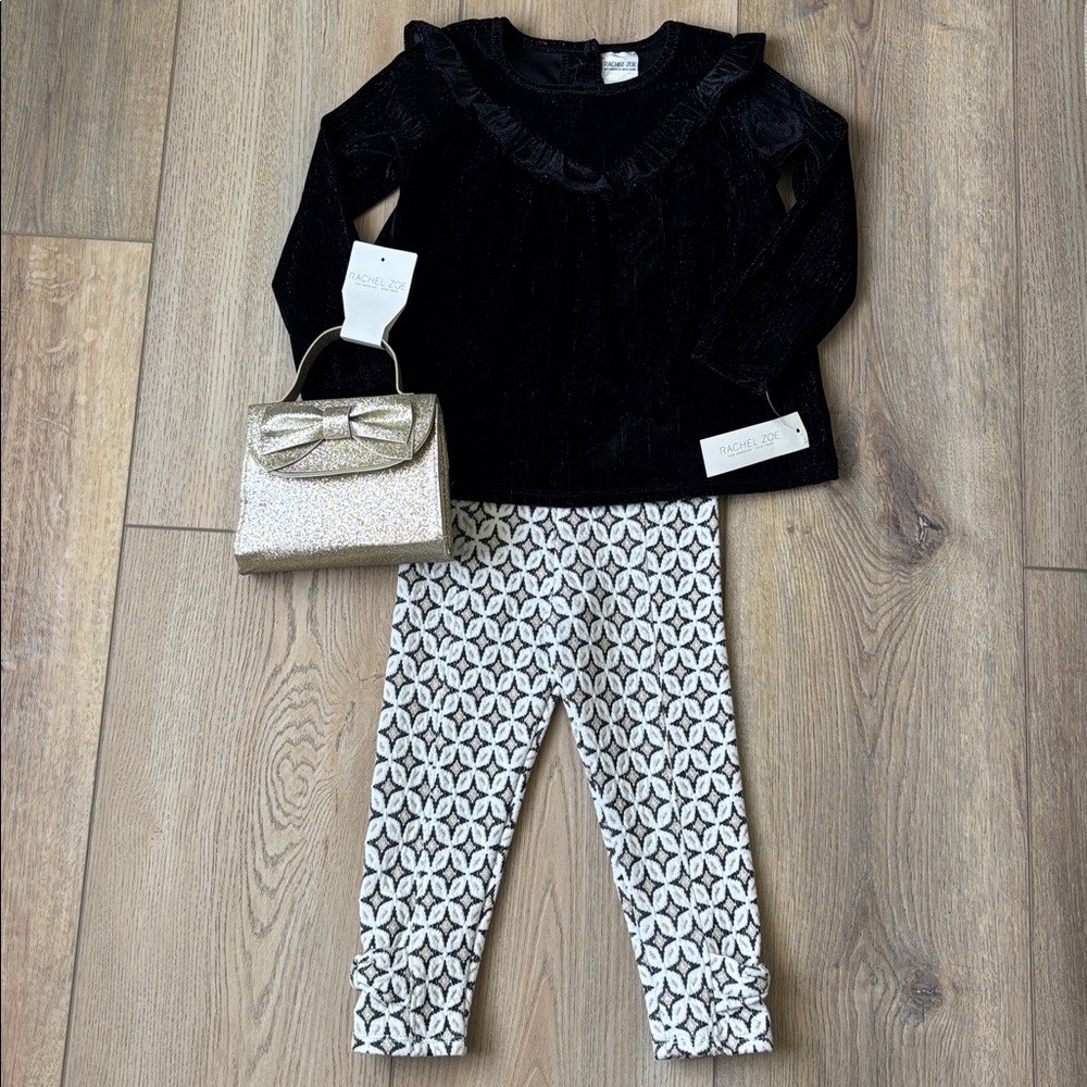 Rachel Zoe Three Piece Outfit 2T Effortless Glam Matching Outfit
